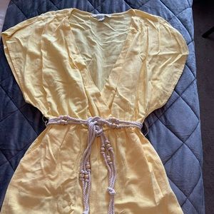 Yellow beachy Romper